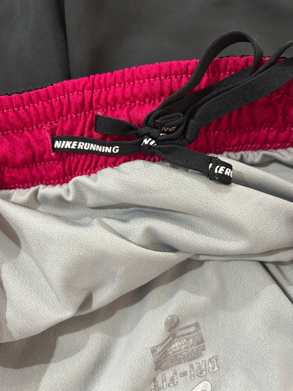 Nike Women's Black with Hot Pink Trim Athletic Shorts - Picture 4 of 8